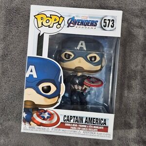 Funko‎ Pop! Marvel Avengers Endgame Captain America #573 Bobble-Head Figure